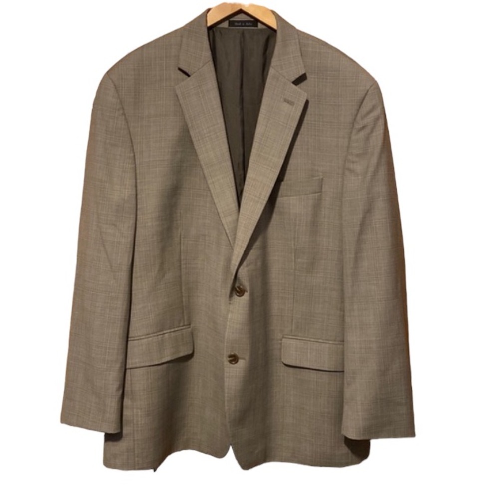 Michael Michael Kors Wool 2 button blazer jacket tan size 46R